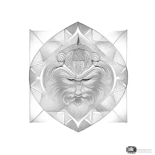 buda tattoo design idea