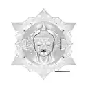 buda tattoo design idea