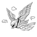 valkyrie wings  tattoo design idea