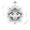3rd eye is clock tattoo design idea