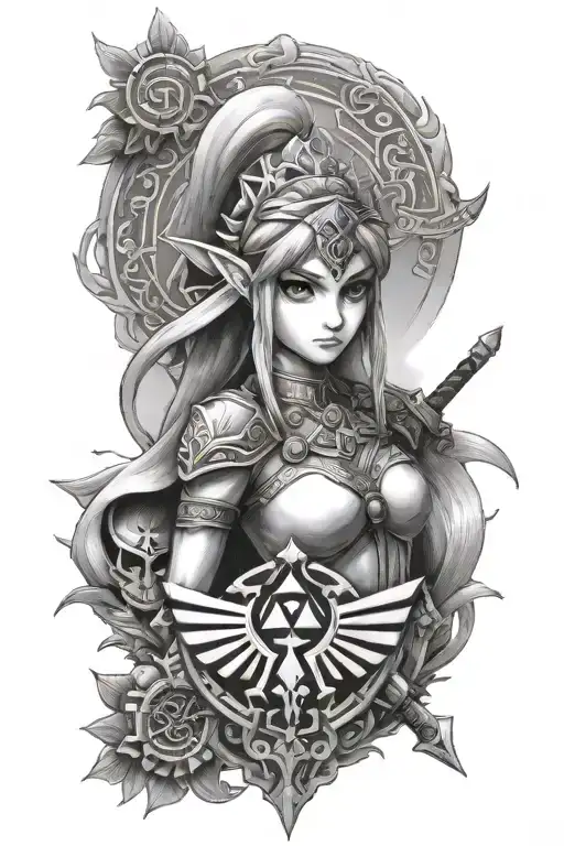 zelda tattoo design idea