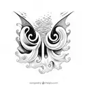 Ocean Wave tattoo design idea