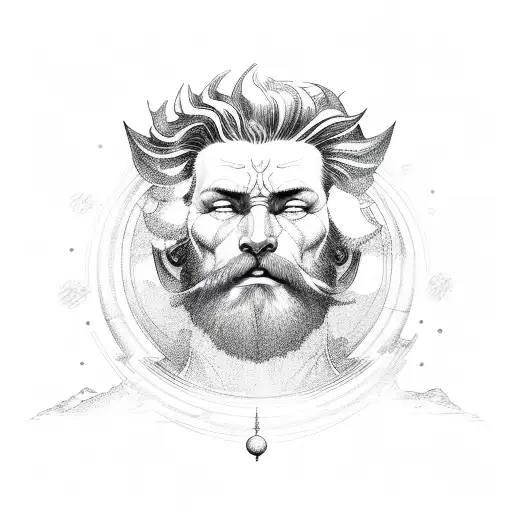 jupiter tattoo design idea
