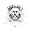 jupiter tattoo design idea