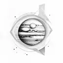jupiter tattoo design idea