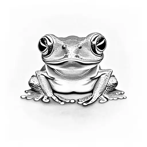hitler mustache  frog vincent locke tattoo design idea