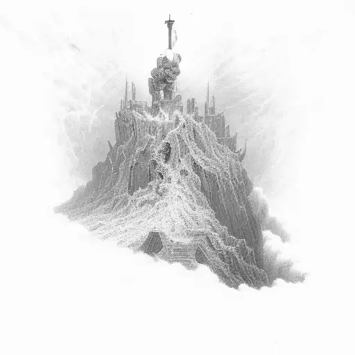 nuclear winter ominous dark depressing storm gustave dore dan.seagrave tattoo design idea