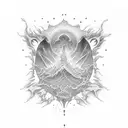 sea sunset gustave dore tattoo design idea