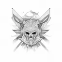 miami sunset  tattoo design idea