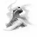 storm sea lighthouse death gustave dore tattoo design idea