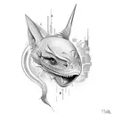 miami beach tattoo design idea