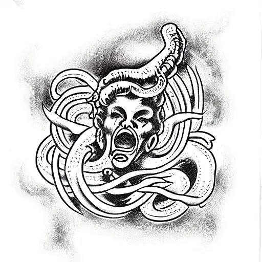 evil skull tattoo stencil  Clip Art Library