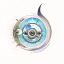 eclipse solar terminando tattoo design idea