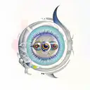 eclipse solar terminando tattoo design idea