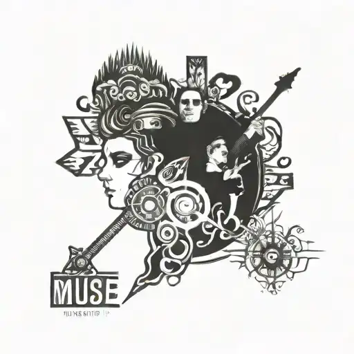muse including their album art tattoo design idea