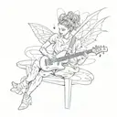 muse playing tattoo design idea