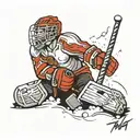 mma hockey brother 2003   tattoo design idea