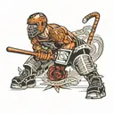 mma hockey brother 2003   tattoo design idea
