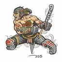 mma hockey brother 2003   tattoo design idea