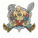 mma hockey brother 2003   tattoo design idea