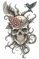 Afterlife tattoo design idea