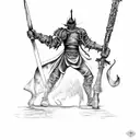 dark souls tattoo design idea