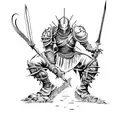 dark souls tattoo design idea