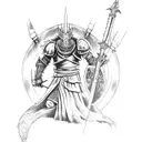 dark souls tattoo design idea