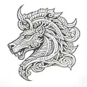 assyrian tattoo design idea