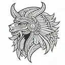 assyrian tattoo design idea