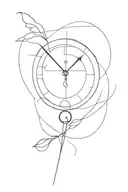 time passes and we need to do everything tattoo design idea