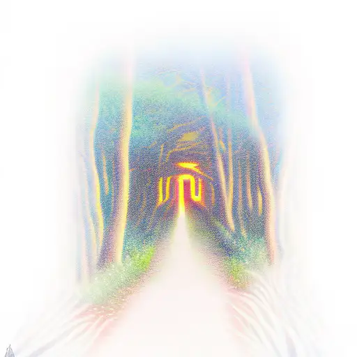 Darkness path towards light. tattoo design idea