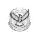 firebird tattoo design idea