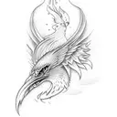 firebird tattoo design idea