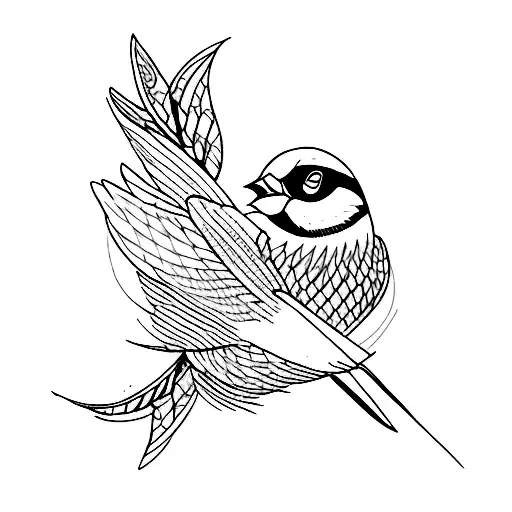 sparrow of the dawn tattoo design idea