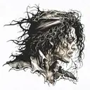 rotting michael jackson tattoo design idea