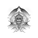 logo for biker nicknamed strawberry slim tattoo design idea