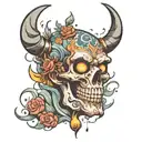 Crazy life tattoo design idea