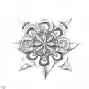 sand dollar tattoo design idea