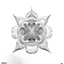 sand dollar tattoo design idea