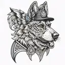 police sheepdog tattoo design idea