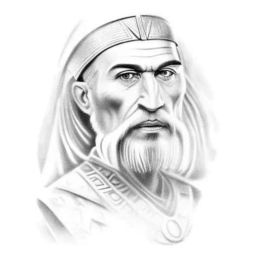 Skanderbeg on a horse tattoo design idea