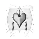 words 'Ethan, Reese, Caleb within a heart shape. tattoo design idea