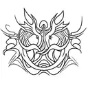 dragon fart tattoo design idea