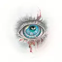 Evil Eye tattoo design idea