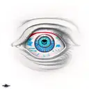 Evil Eye tattoo design idea