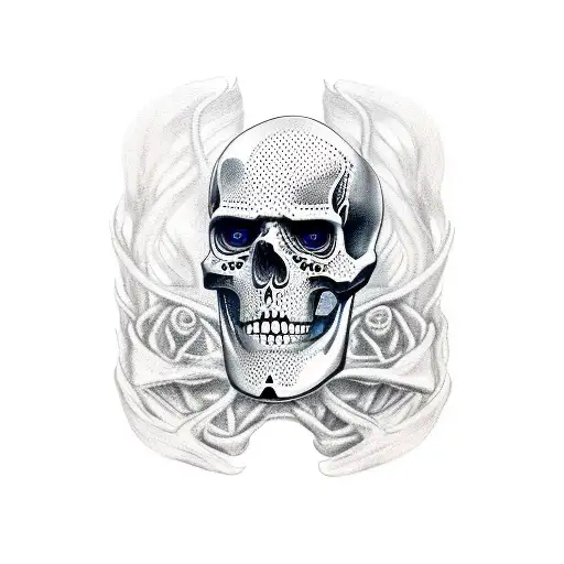 ragnar skeleton tattoo design idea