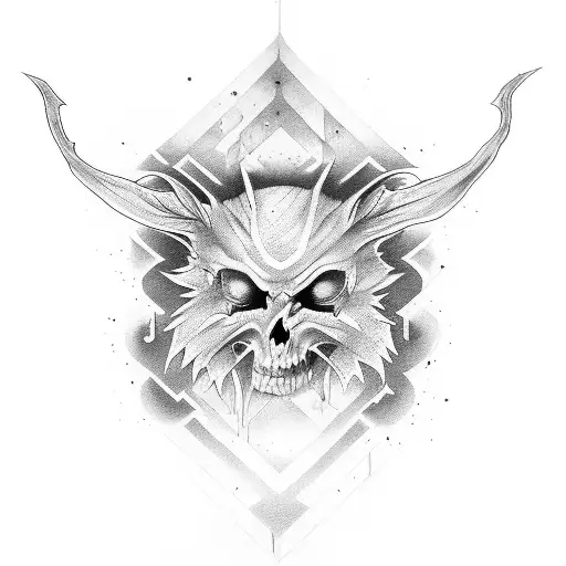 eyes dark gore tattoo design idea