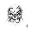 eyes dark gore tattoo design idea