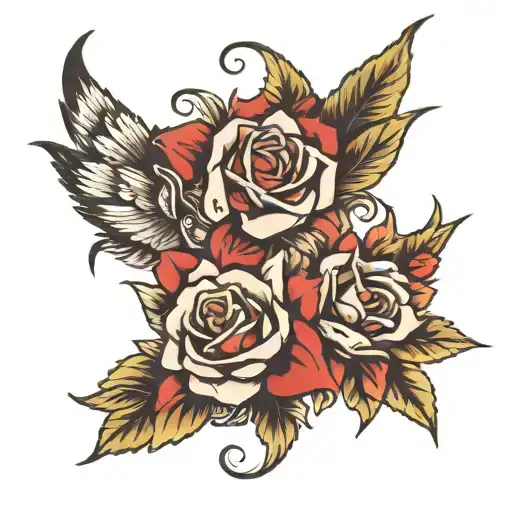 trio tattoes tattoo design idea